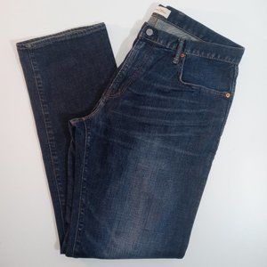 Gap Jeans Relaxed Fit Straight Leg Medium Wash Mens Blue Denim Pants size 36x34